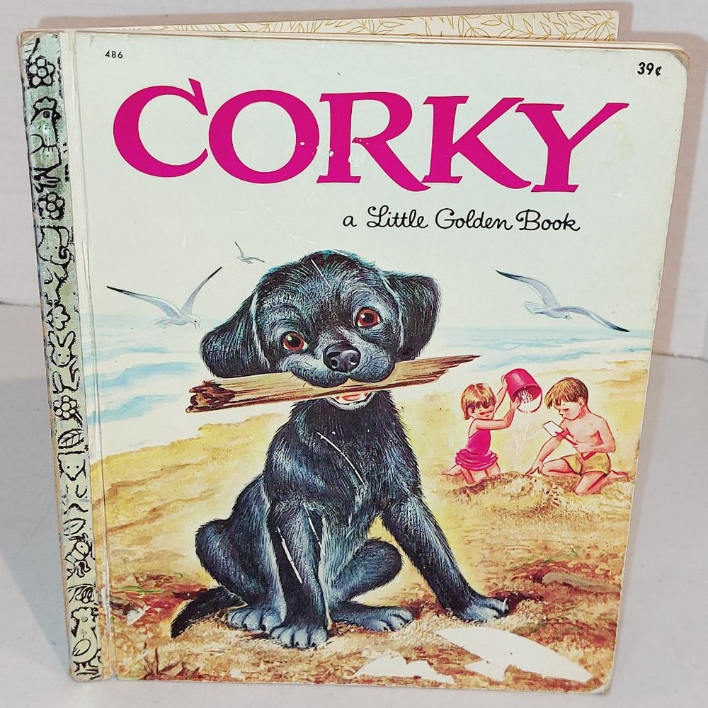 Vtg 1969 Little Golden Book "Corky" by Patricia Scarry 486